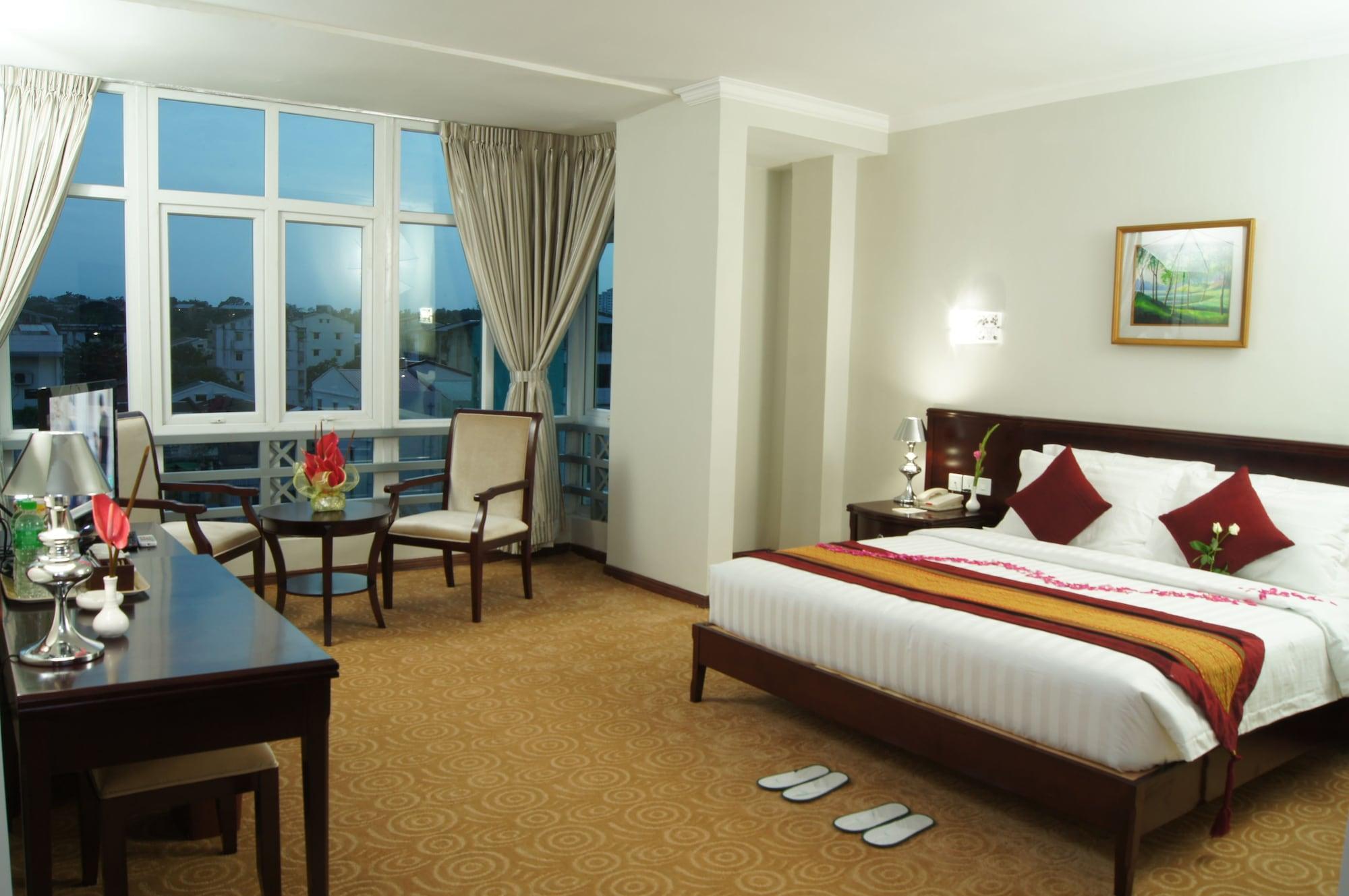Green Leaf Hotel Yangon Luaran gambar