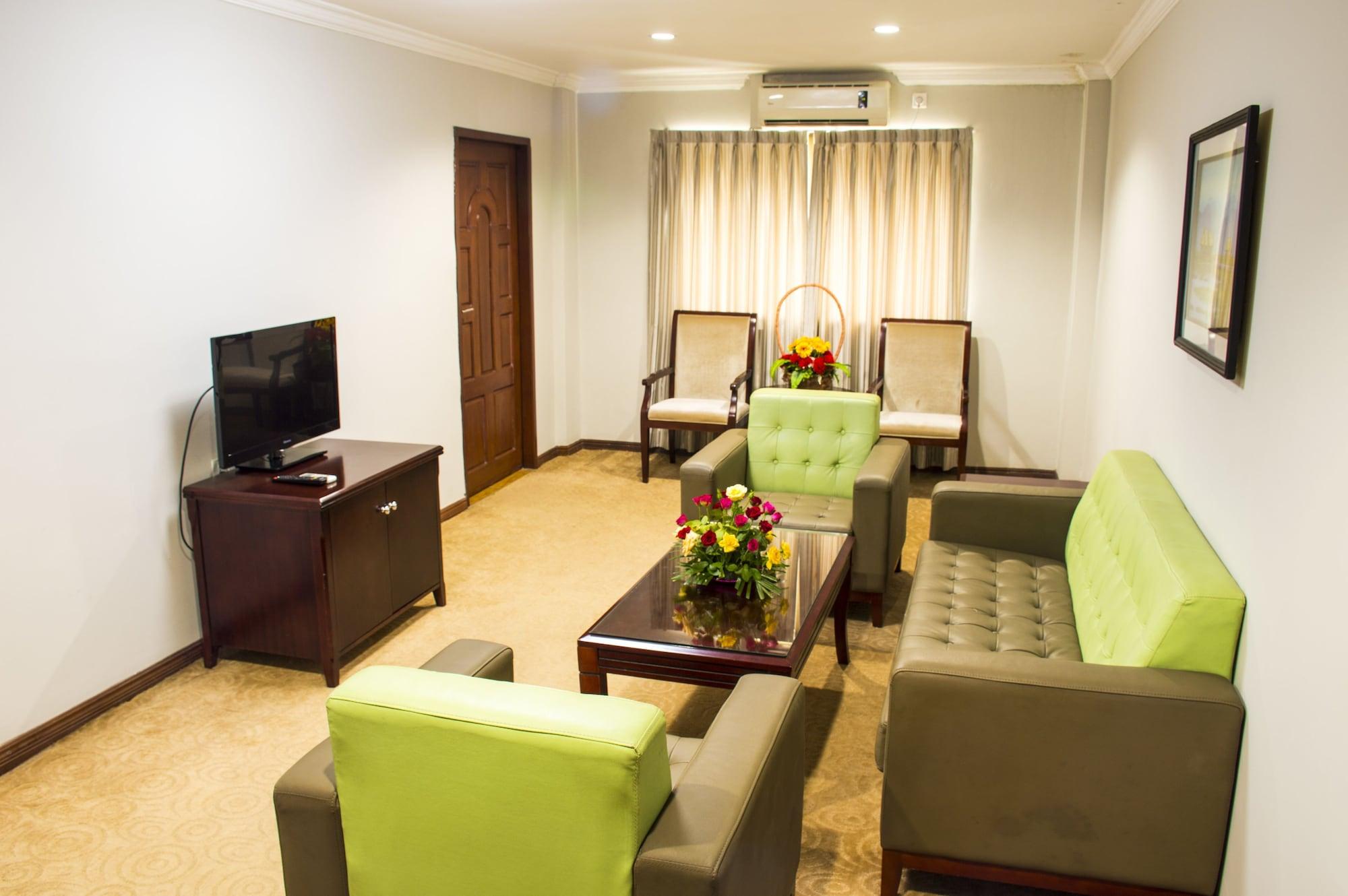 Green Leaf Hotel Yangon Luaran gambar