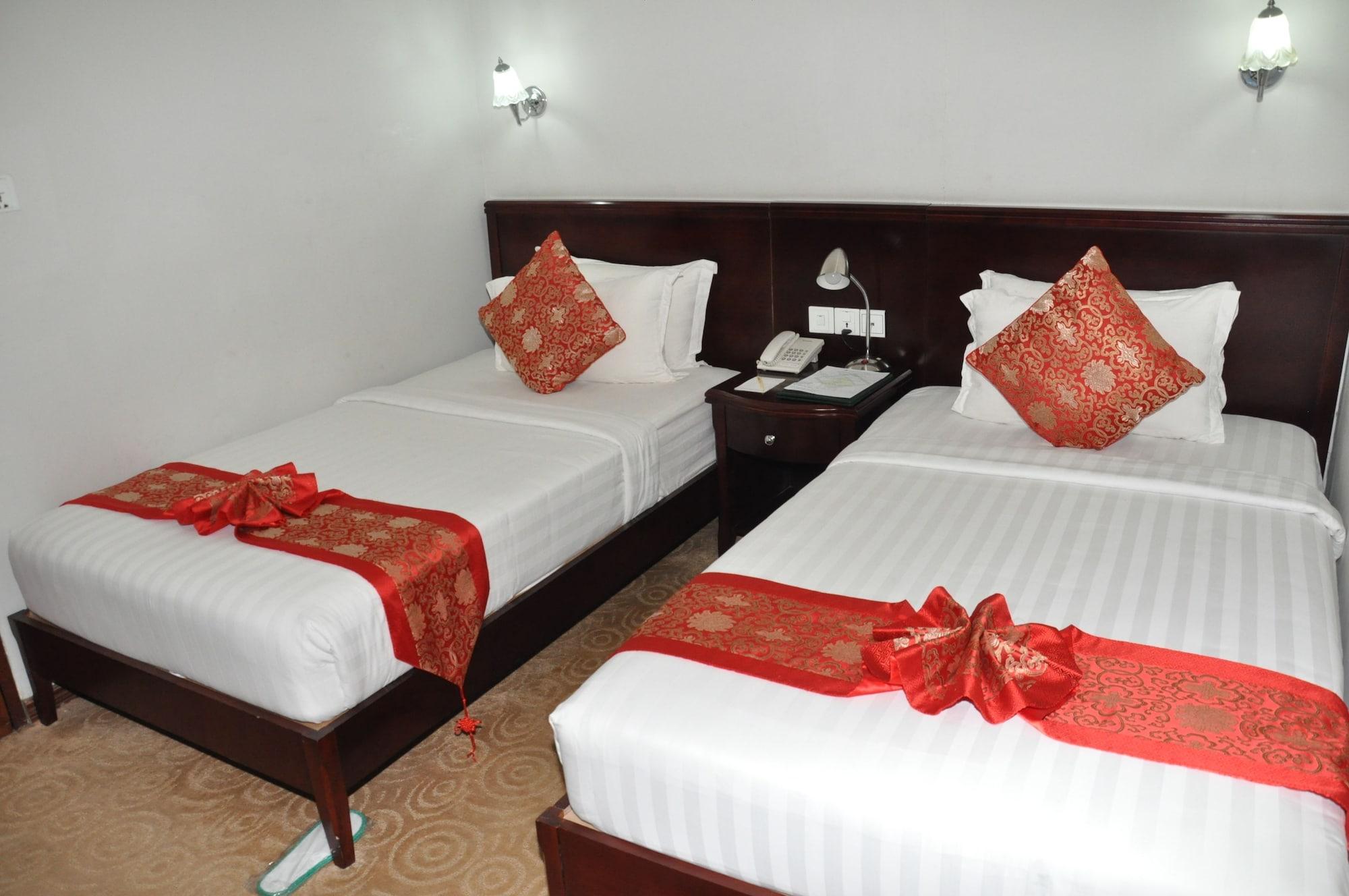 Green Leaf Hotel Yangon Luaran gambar